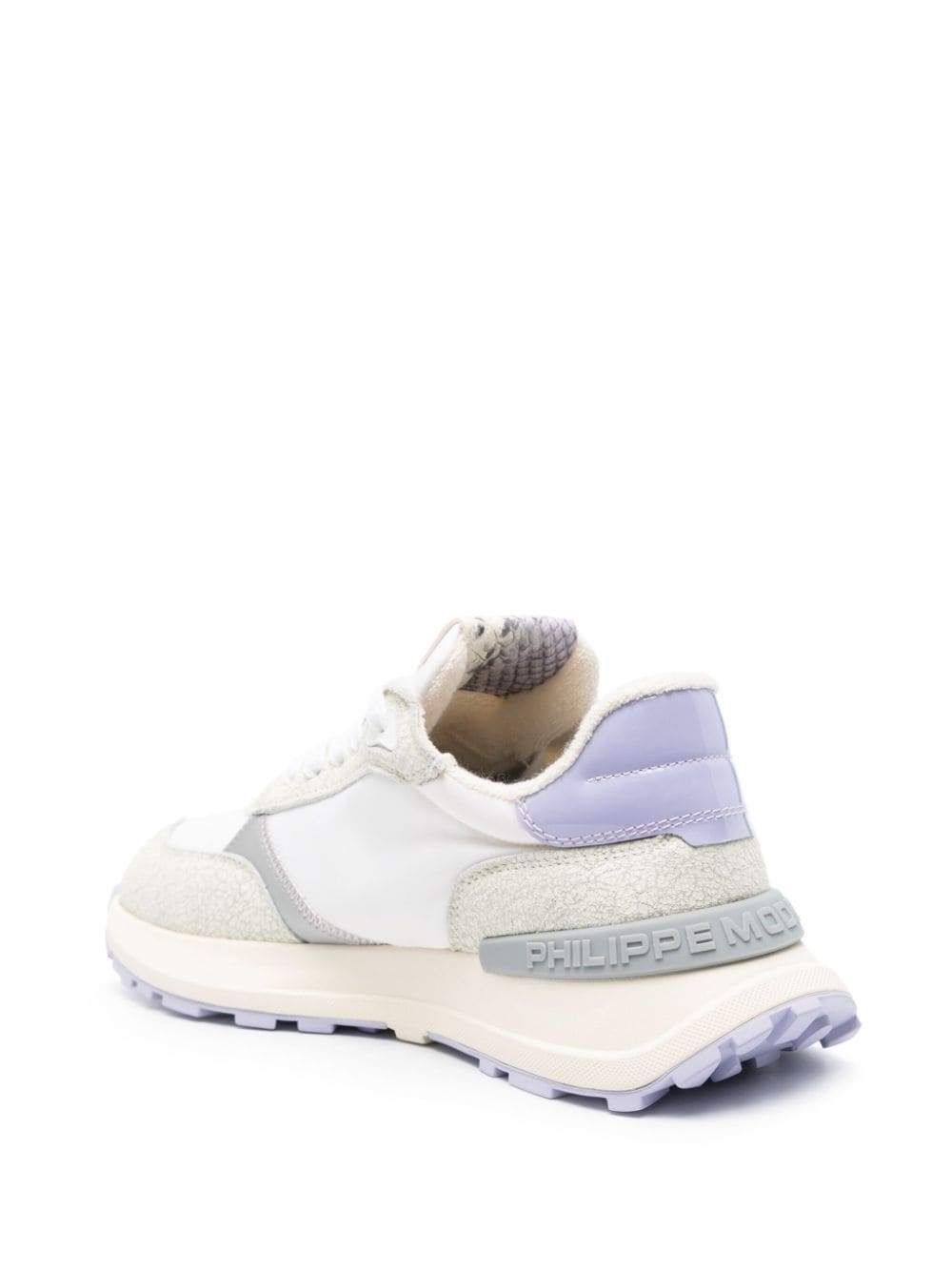 SNEAKER ANTIBES LOW BLANCO NATURAL LILA