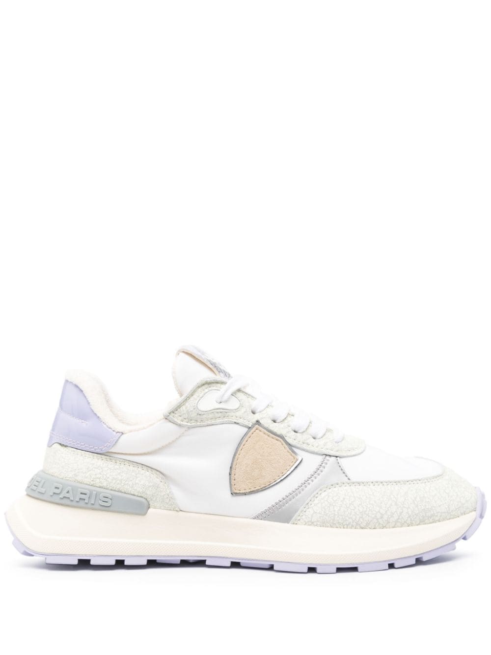 SNEAKER ANTIBES LOW BLANCO NATURAL LILA