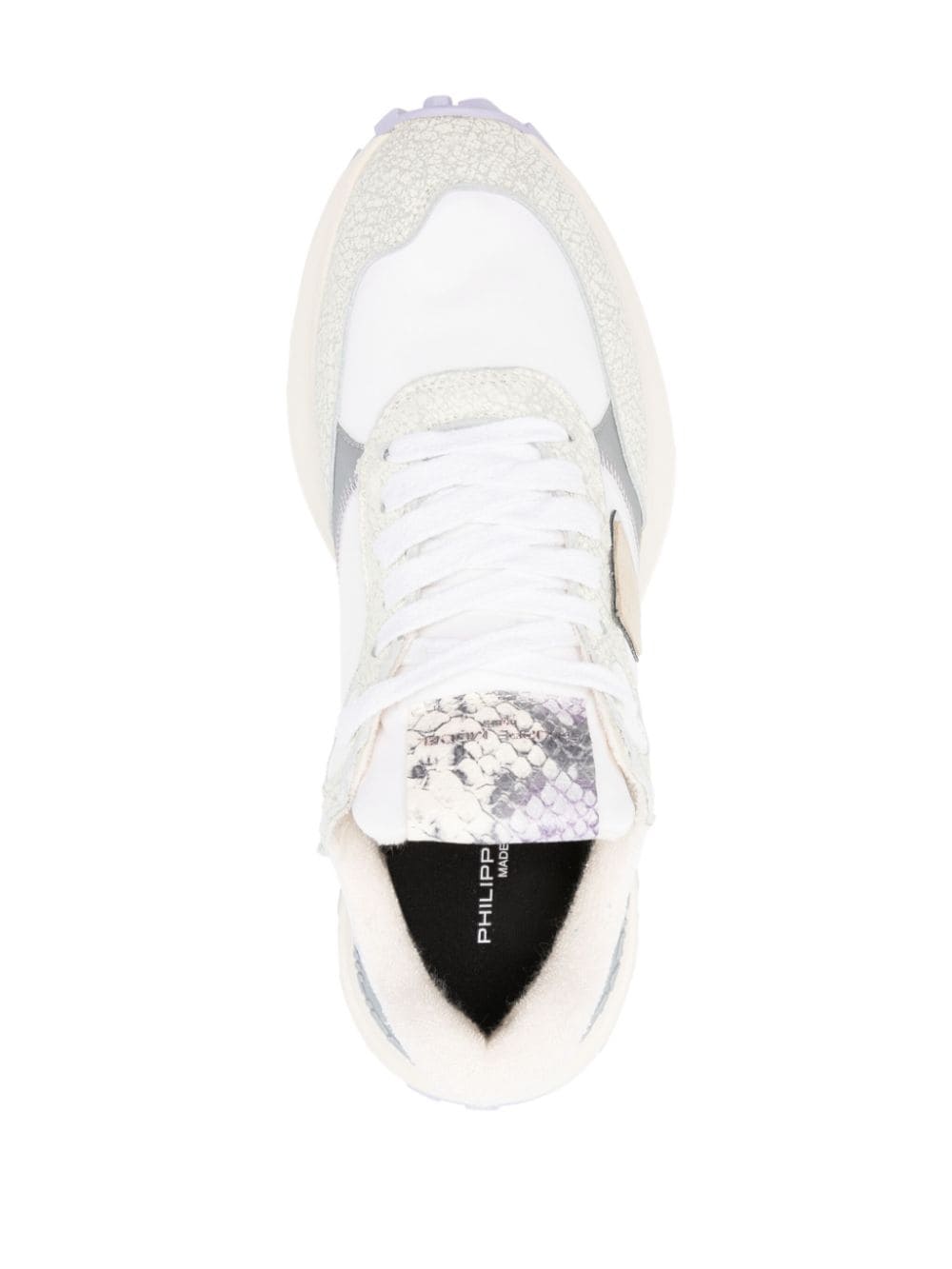 SNEAKER ANTIBES LOW BLANCO NATURAL LILA