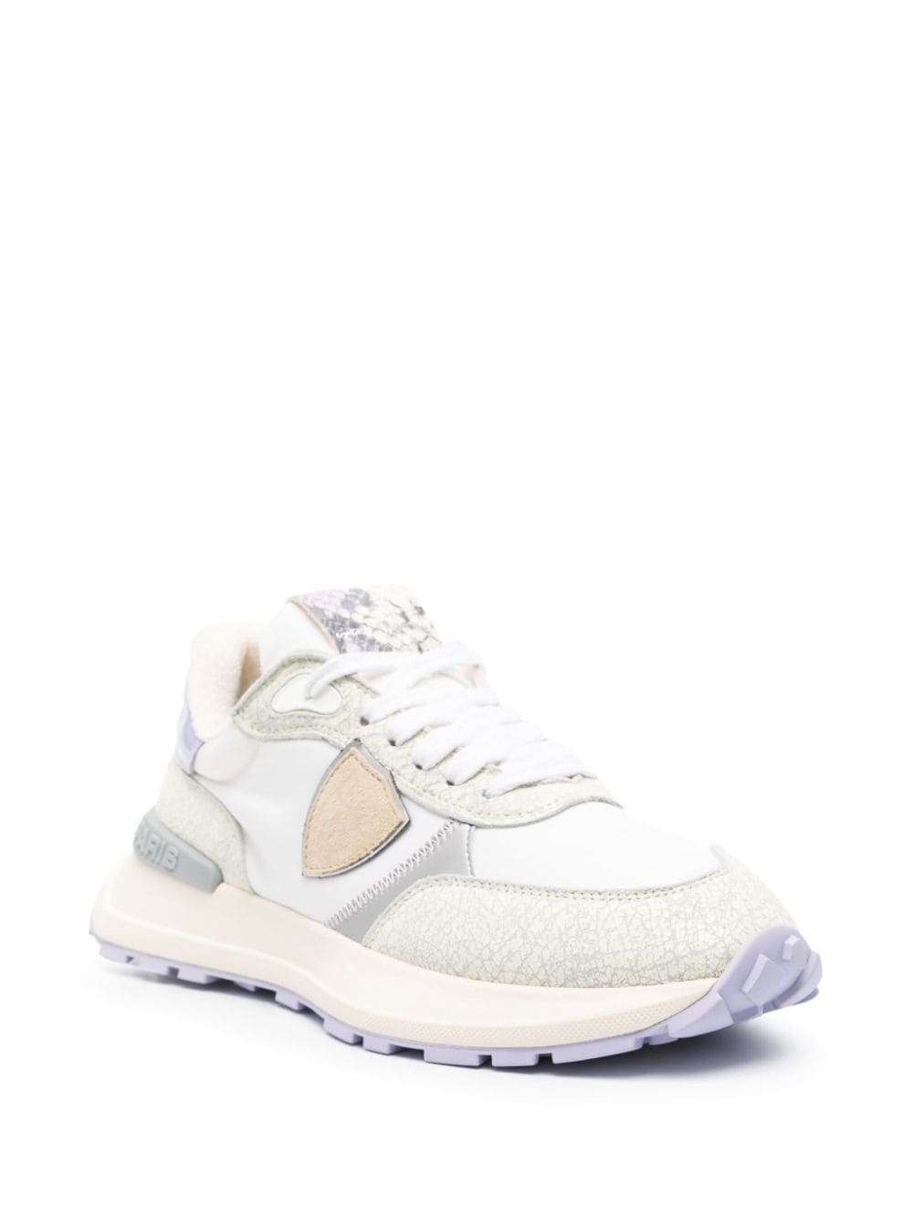 SNEAKER ANTIBES LOW BLANCO NATURAL LILA