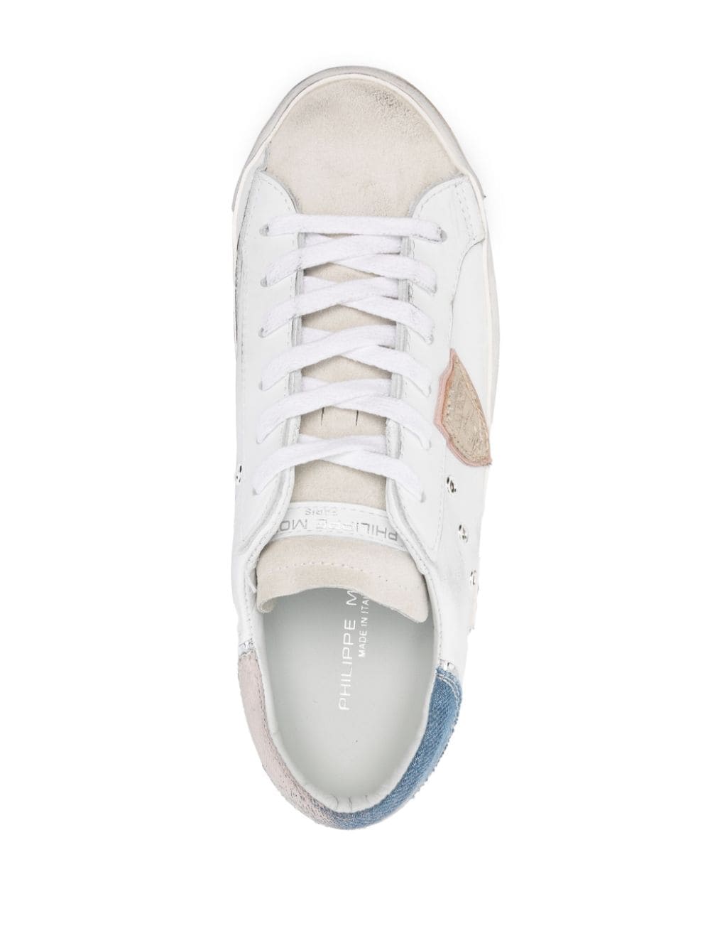 SNEAKER PRSX LOW BLANCO TALON DENIM