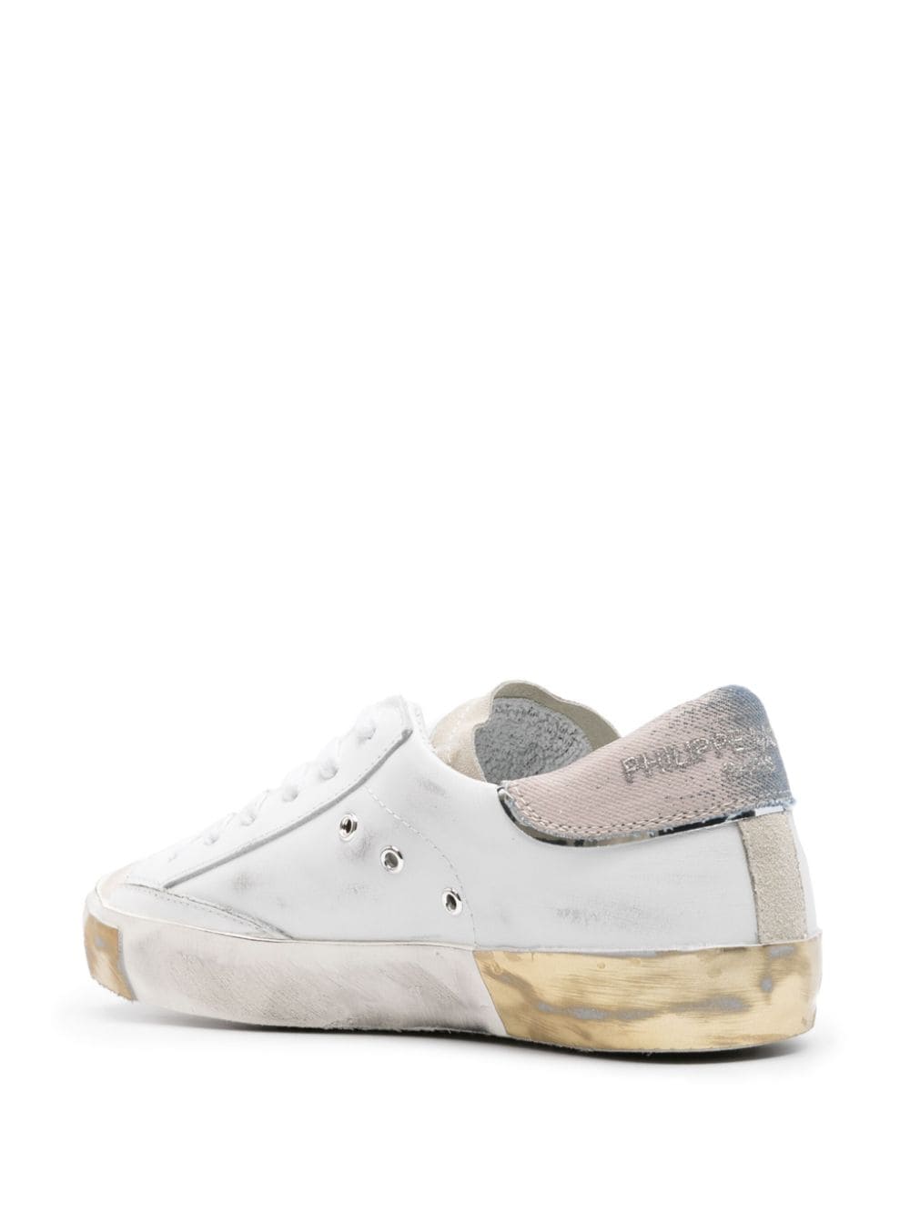 SNEAKER PRSX LOW BLANCO TALON DENIM