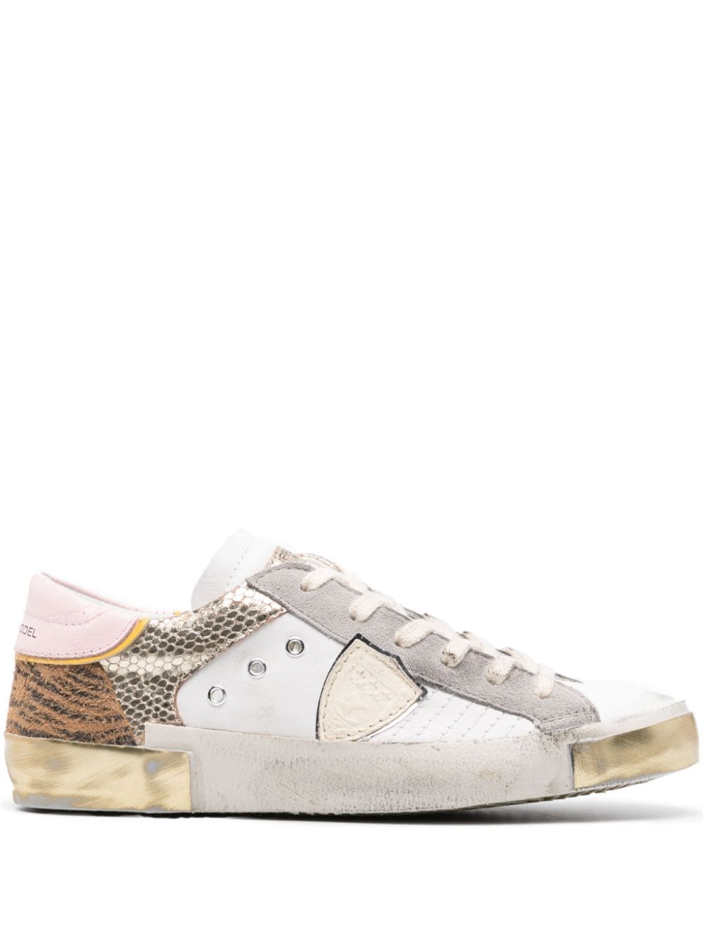 SNEAKER PRSX LOW BLANCO GRIS MIX ANIMAL