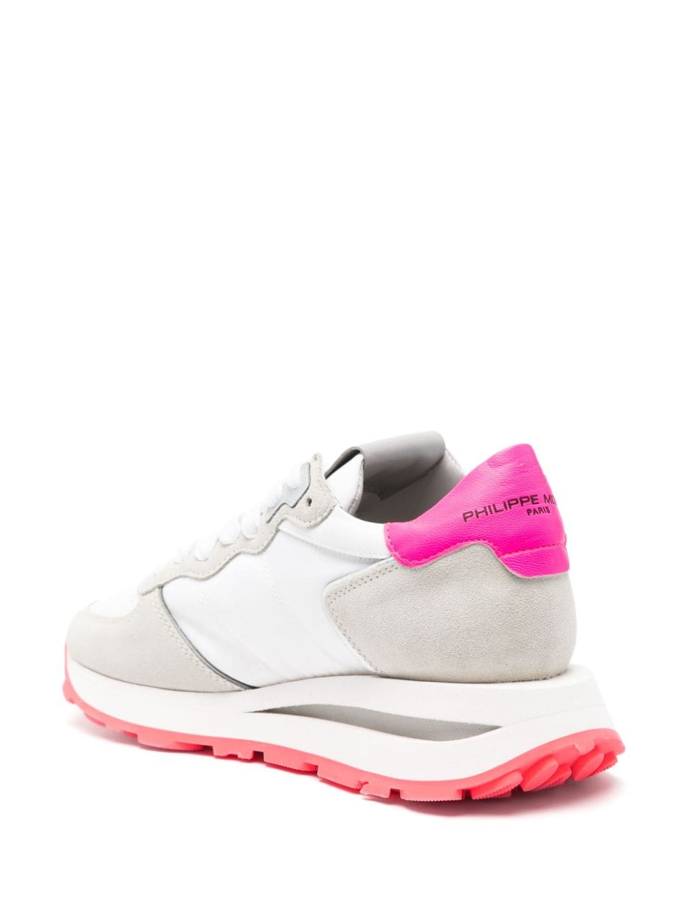 SNEAKER TROPEZ LOW BLANCO ROSA FLUOR