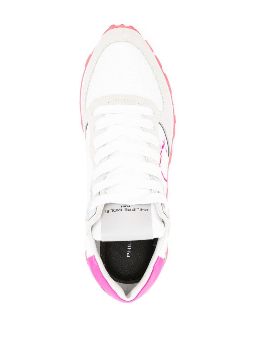 SNEAKER TROPEZ LOW BLANCO ROSA FLUOR