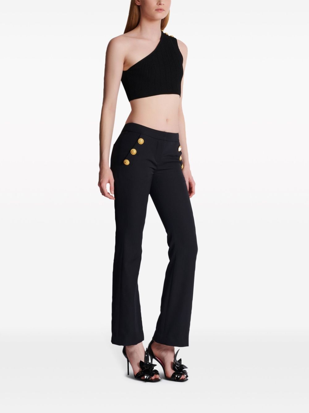 PANTALON NEGRO 6 BOTONES