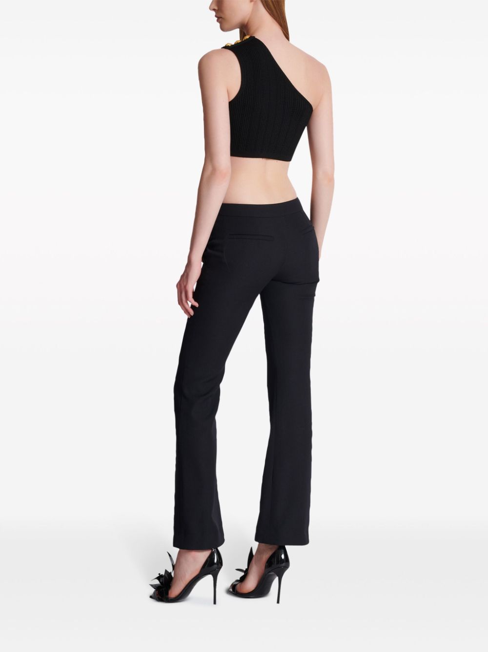 PANTALON NEGRO 6 BOTONES