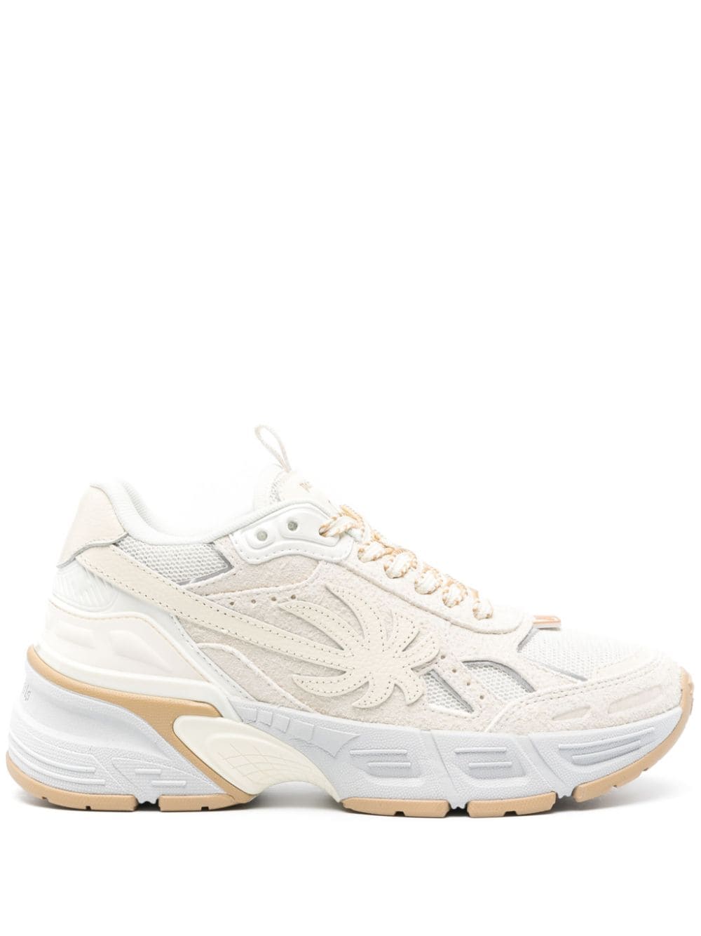 SNEAKER MAXI BEIGE LOGO PALMERA