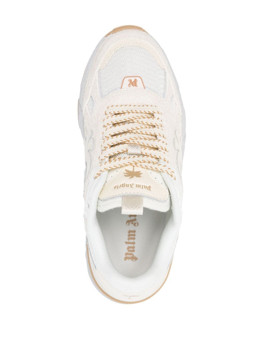 SNEAKER MAXI BEIGE LOGO PALMERA