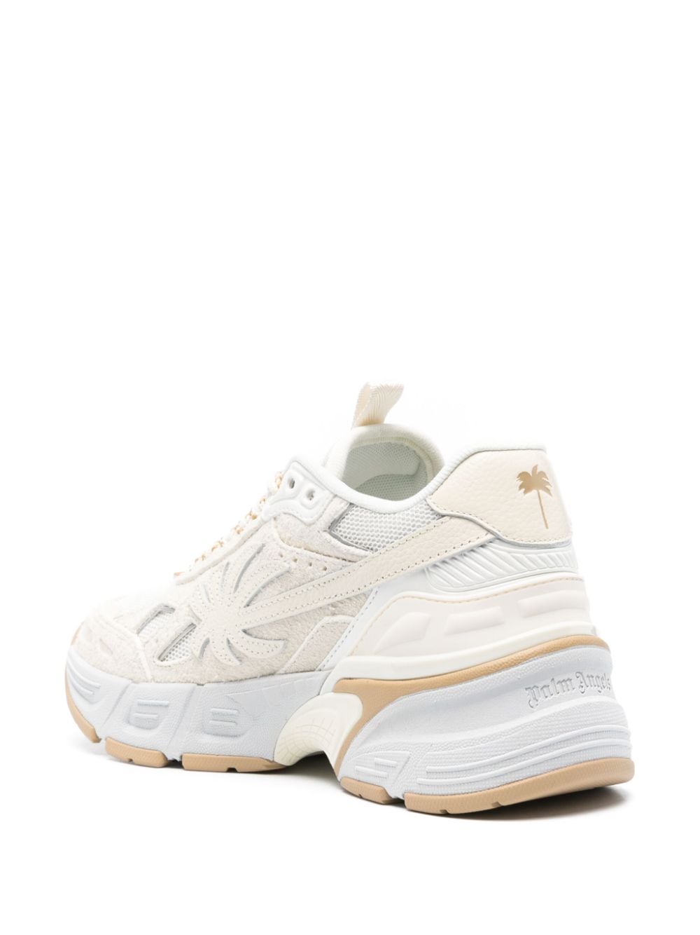 SNEAKER MAXI BEIGE LOGO PALMERA