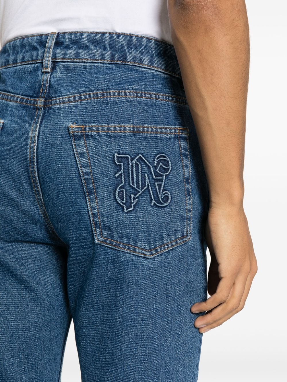 PANTALON JEAN DENIM LOGO BOLSILLO ATRAS