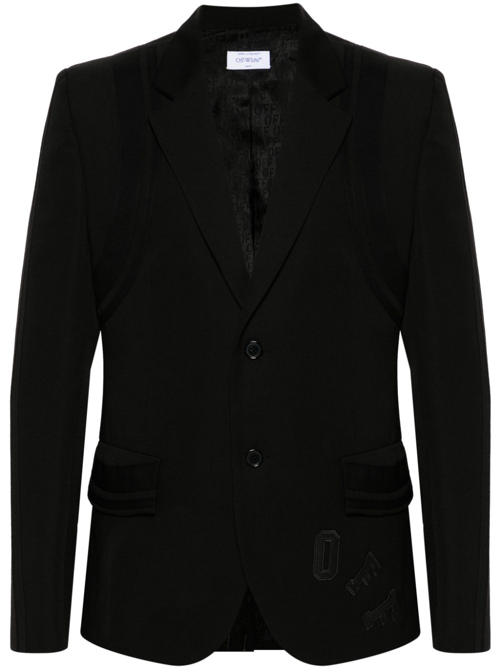 AMERICANA BLAZER FORMAL NEGRA PARCHE 23