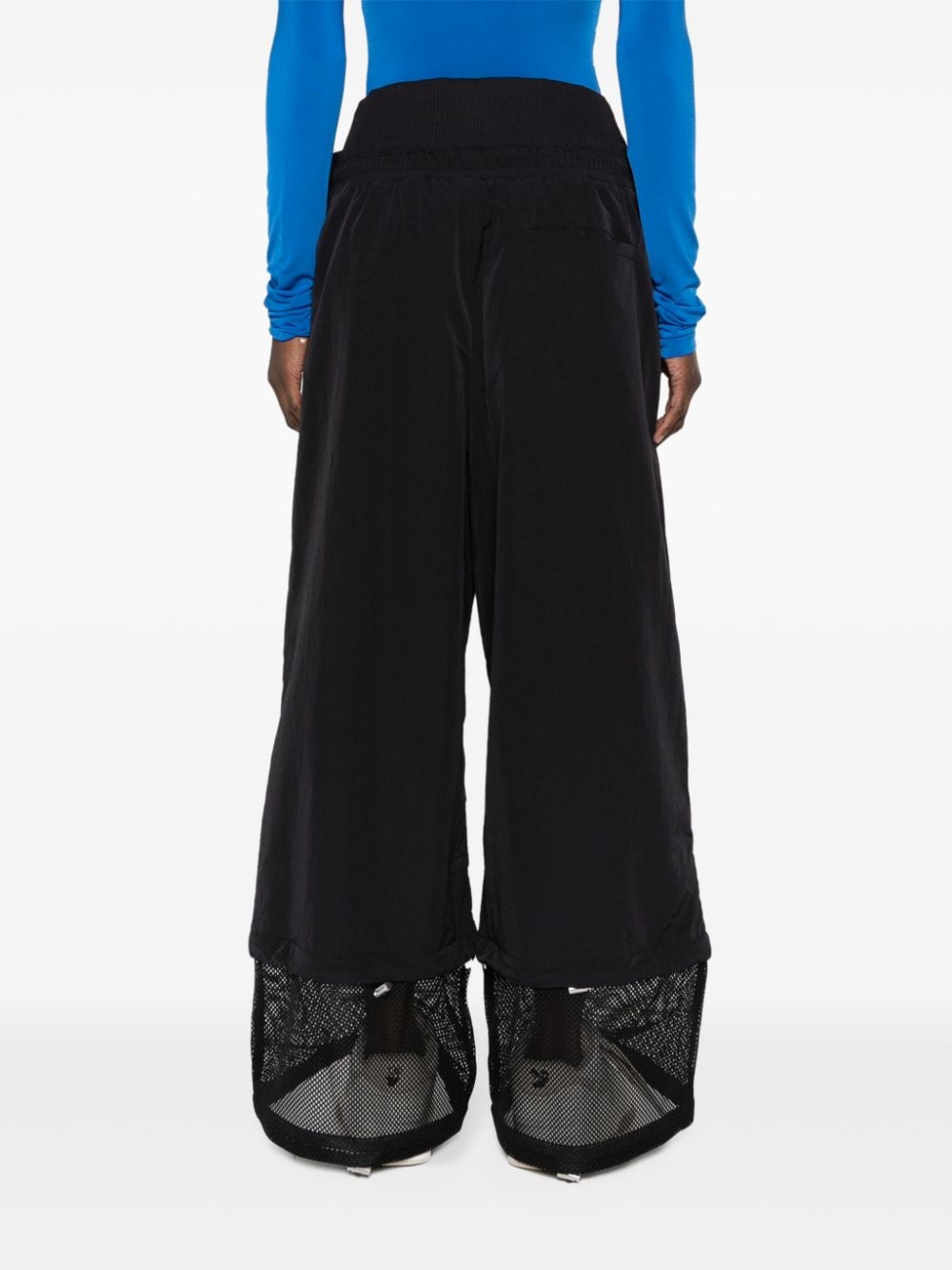 PANTALON CRISPY NEGRO ANCHO DET REJILLA