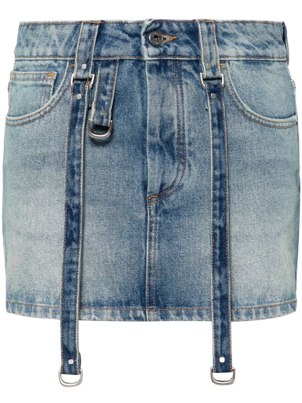 MINI FALDA CARGO VINTAGE DENIM