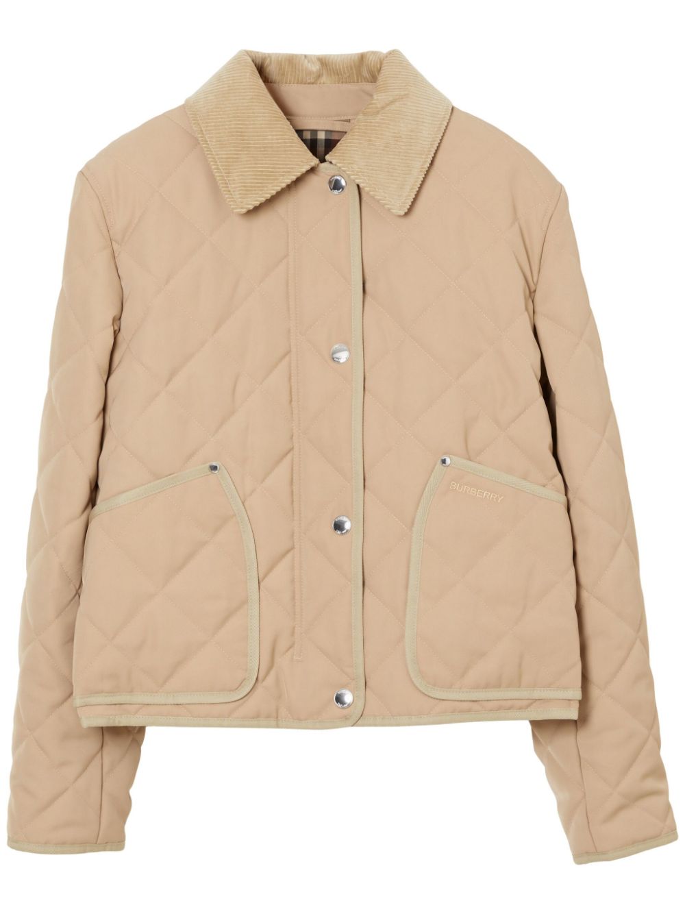 CHAQUETA LANFORD BEIGE ACOLCHADA CUELLO