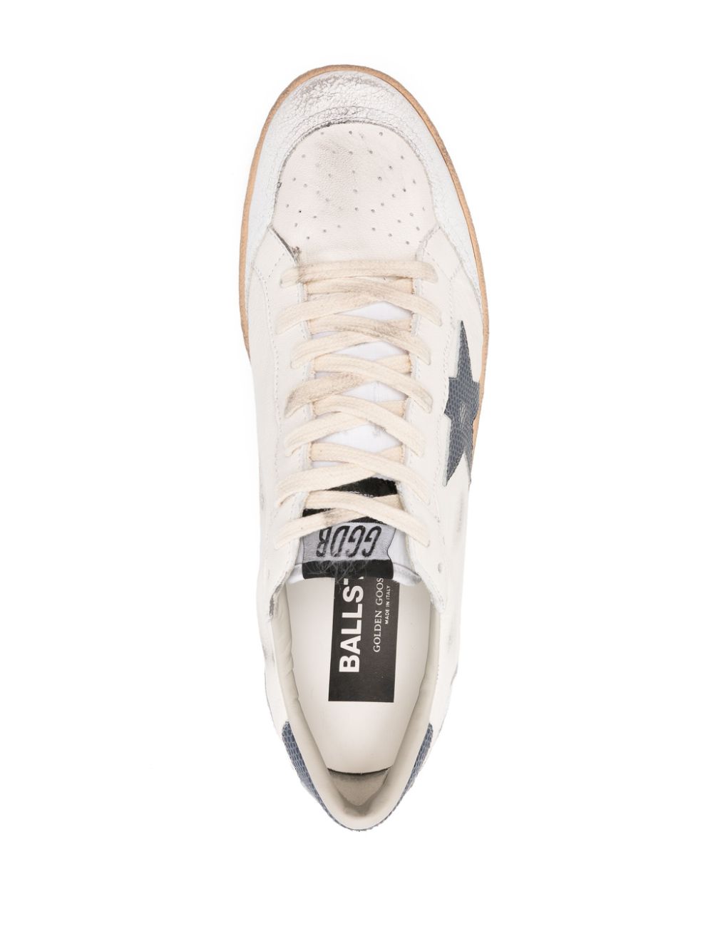 SNEAKER BALL STAR BLANCO TALON EST AZUL