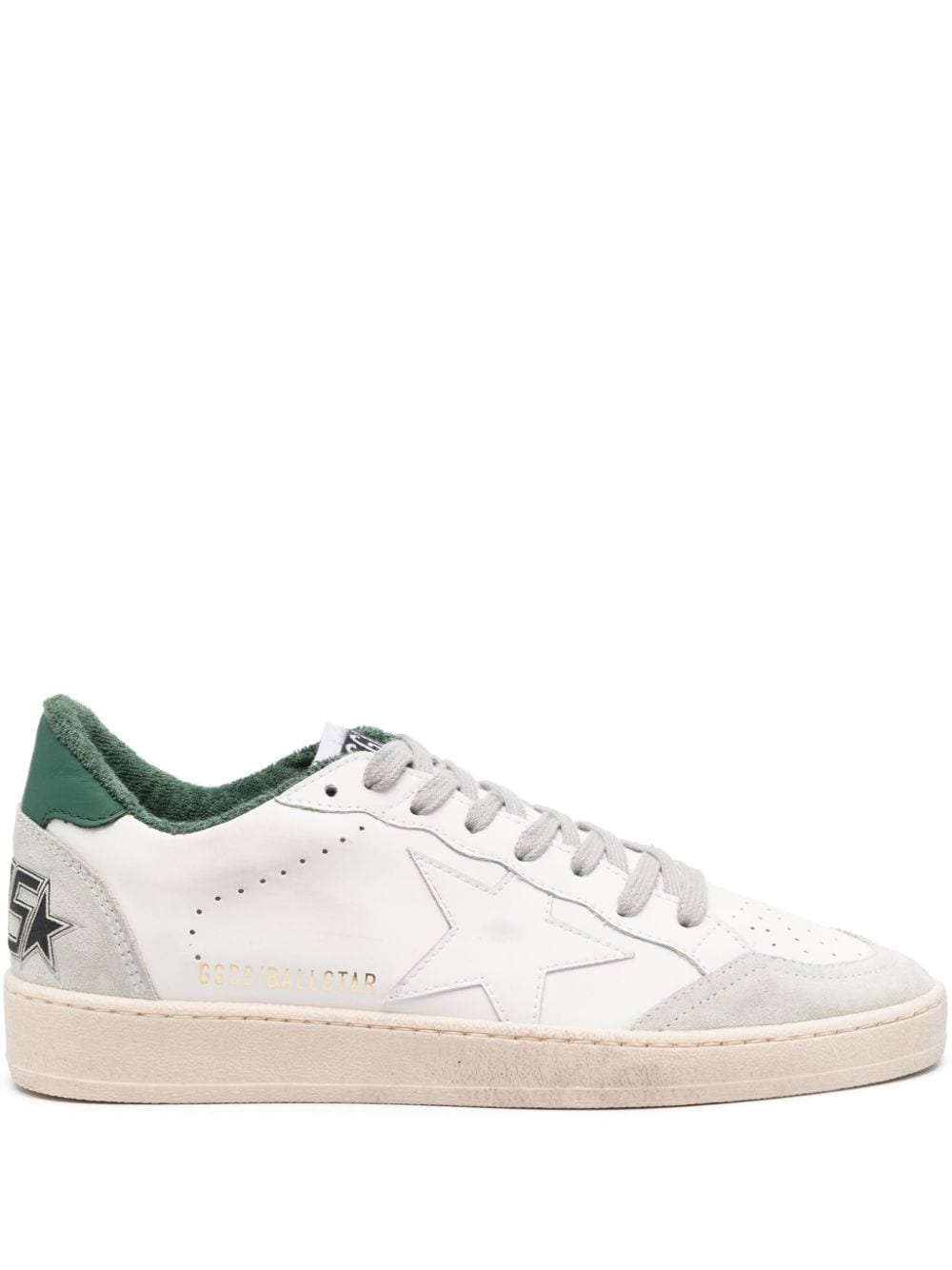 SNEAKER BALL STAR BLANCA TALON VERDE