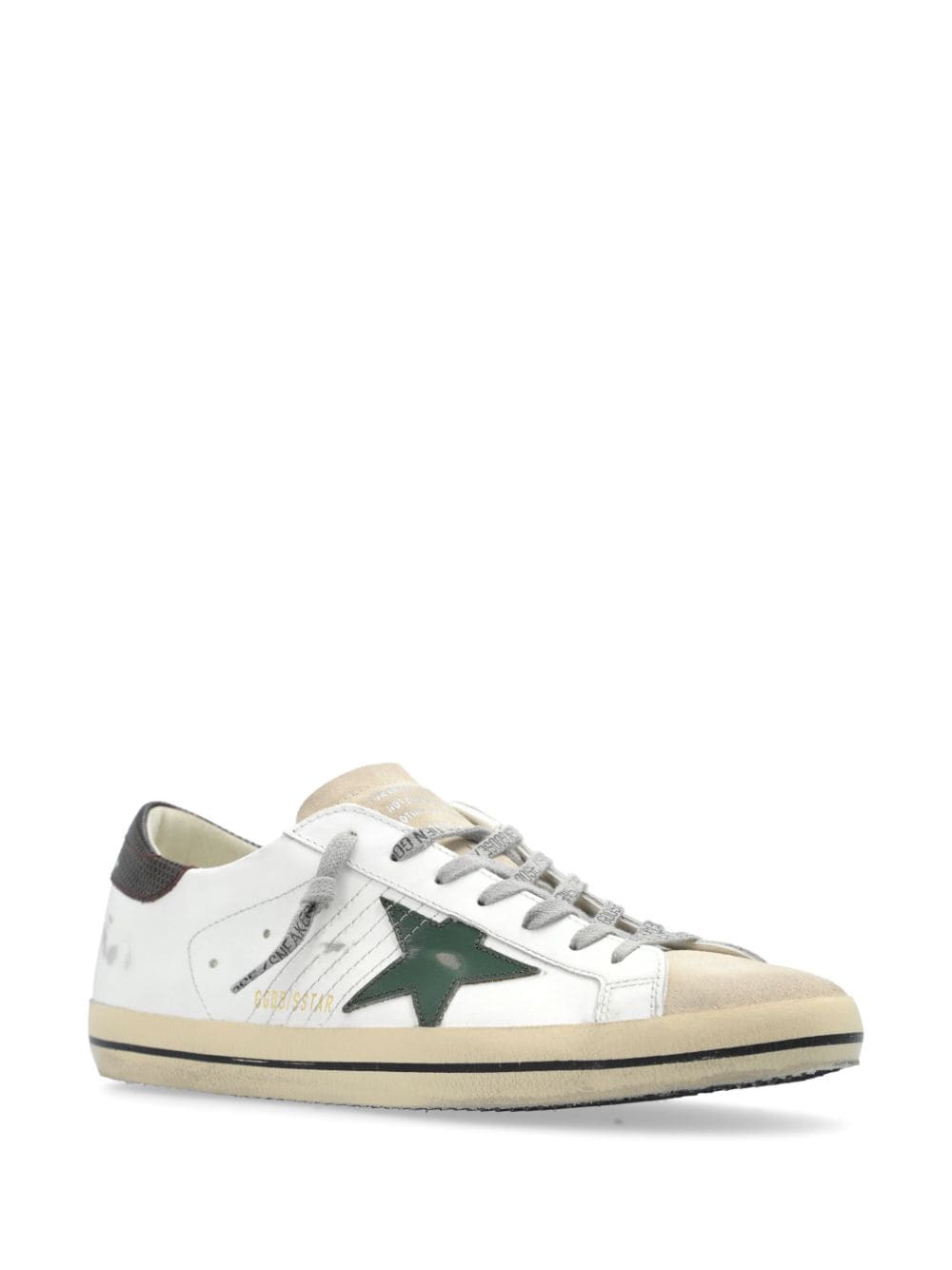 SNEAKER SUPER STAR BLANCA ESTRELLA VERDE