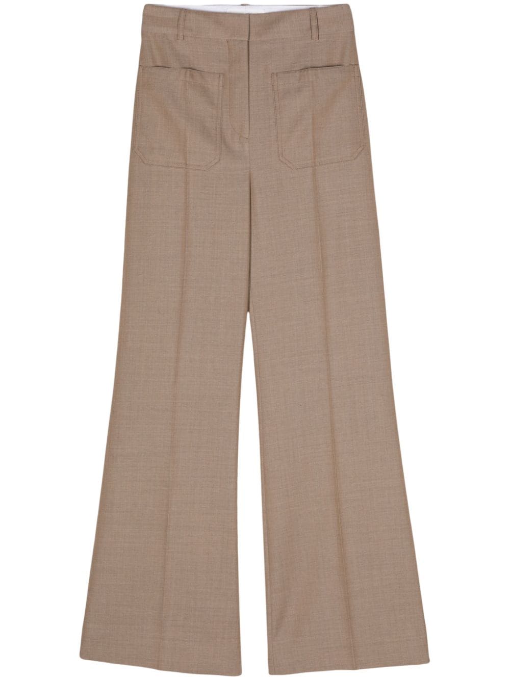 PANTALON ALINA CAMEL CAMAL ANCHO DETALLE