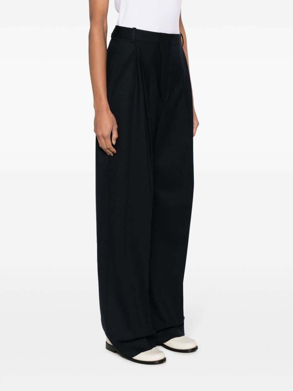 PANTALON WIDE LEG MARINO CAMAL ANCHO