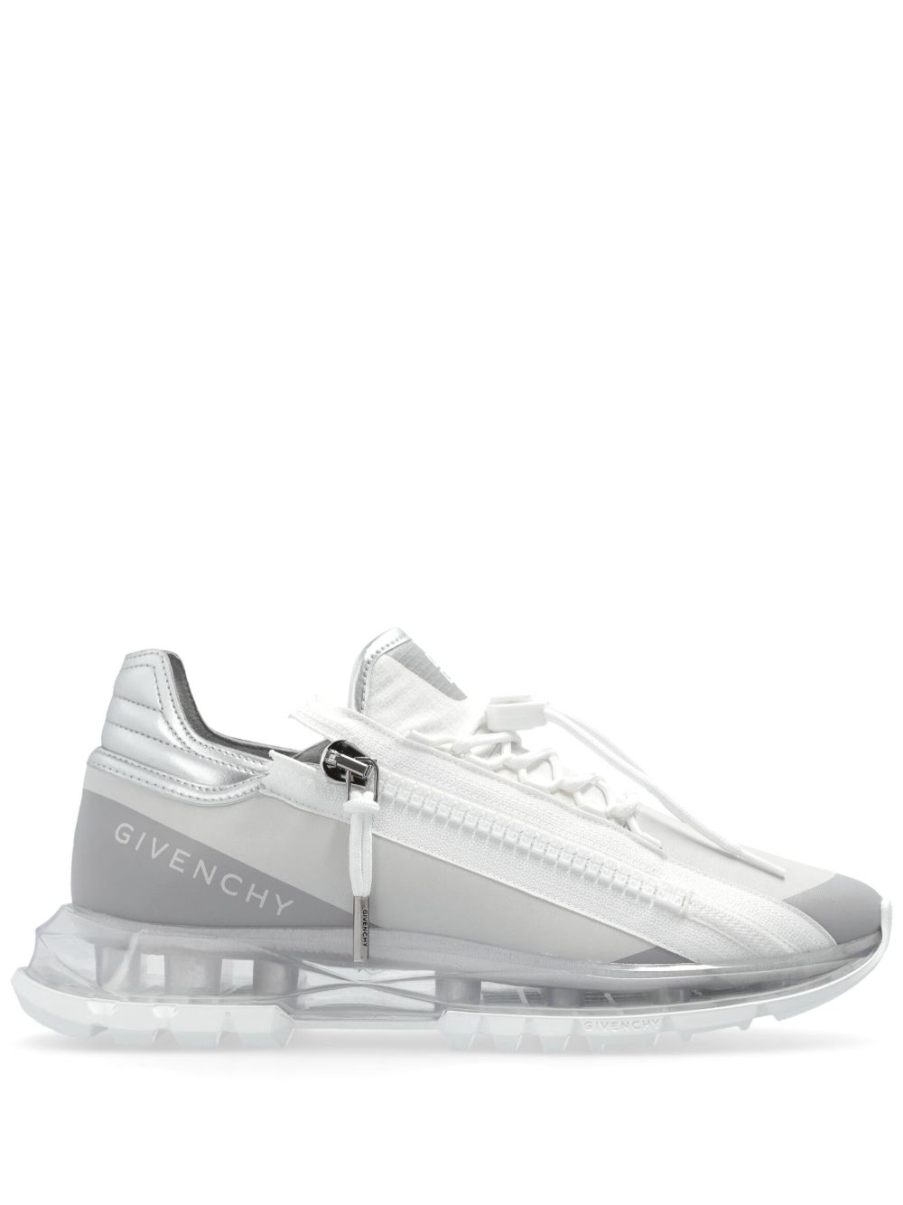 SNEAKER SPECTRE BLANCO PLATEADO ZIP AIRE