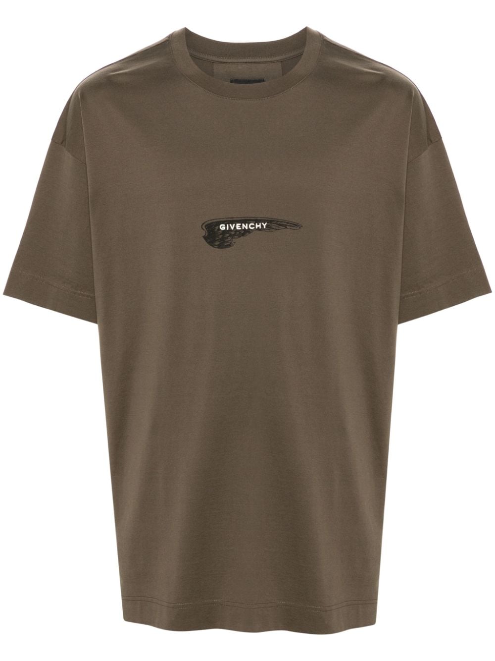 CAMISETA MC STANDARD VERDE MILITAR LOGO