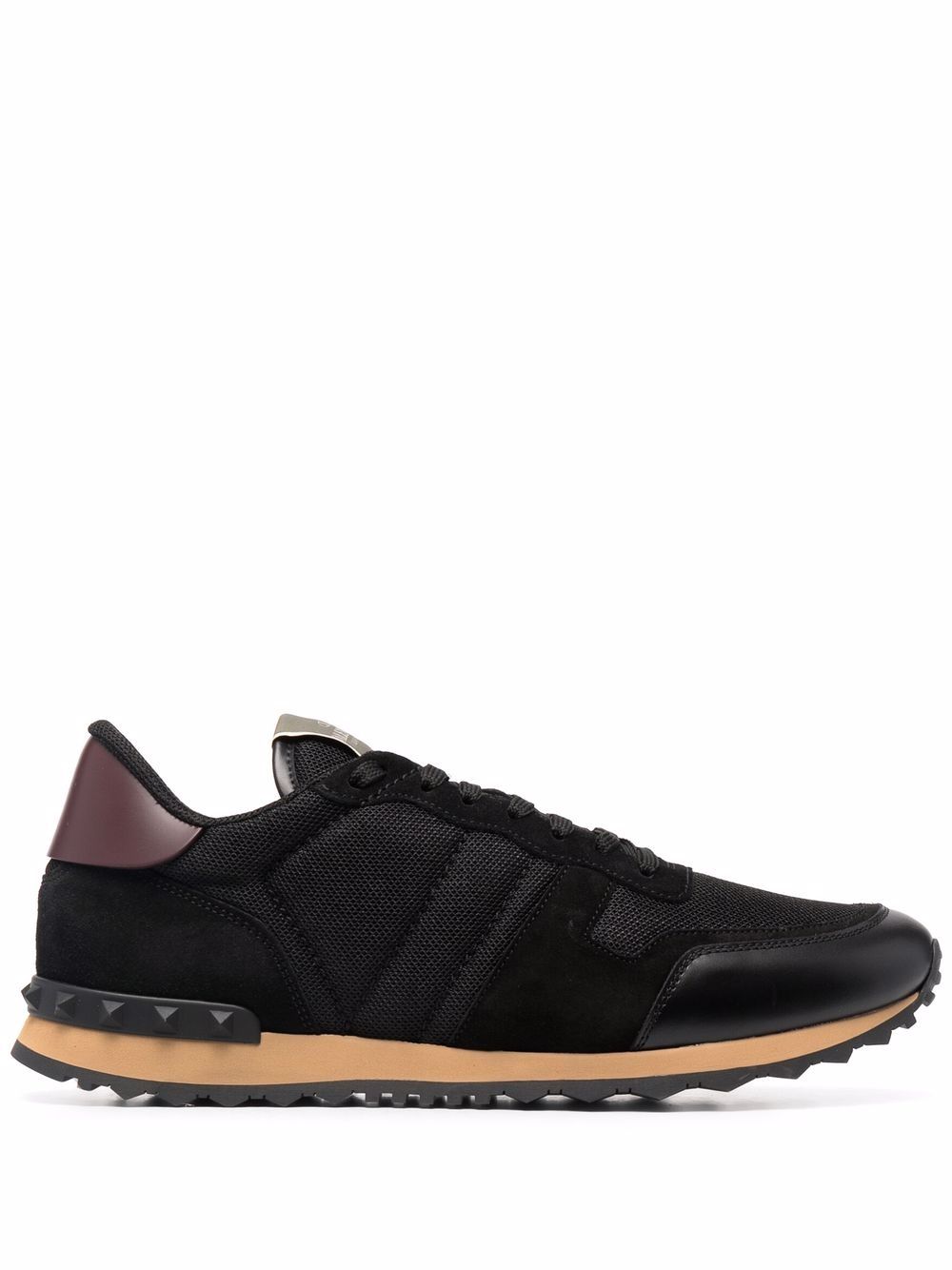 SNEAKER NEGRO COMBI LONA TALON GRANATE