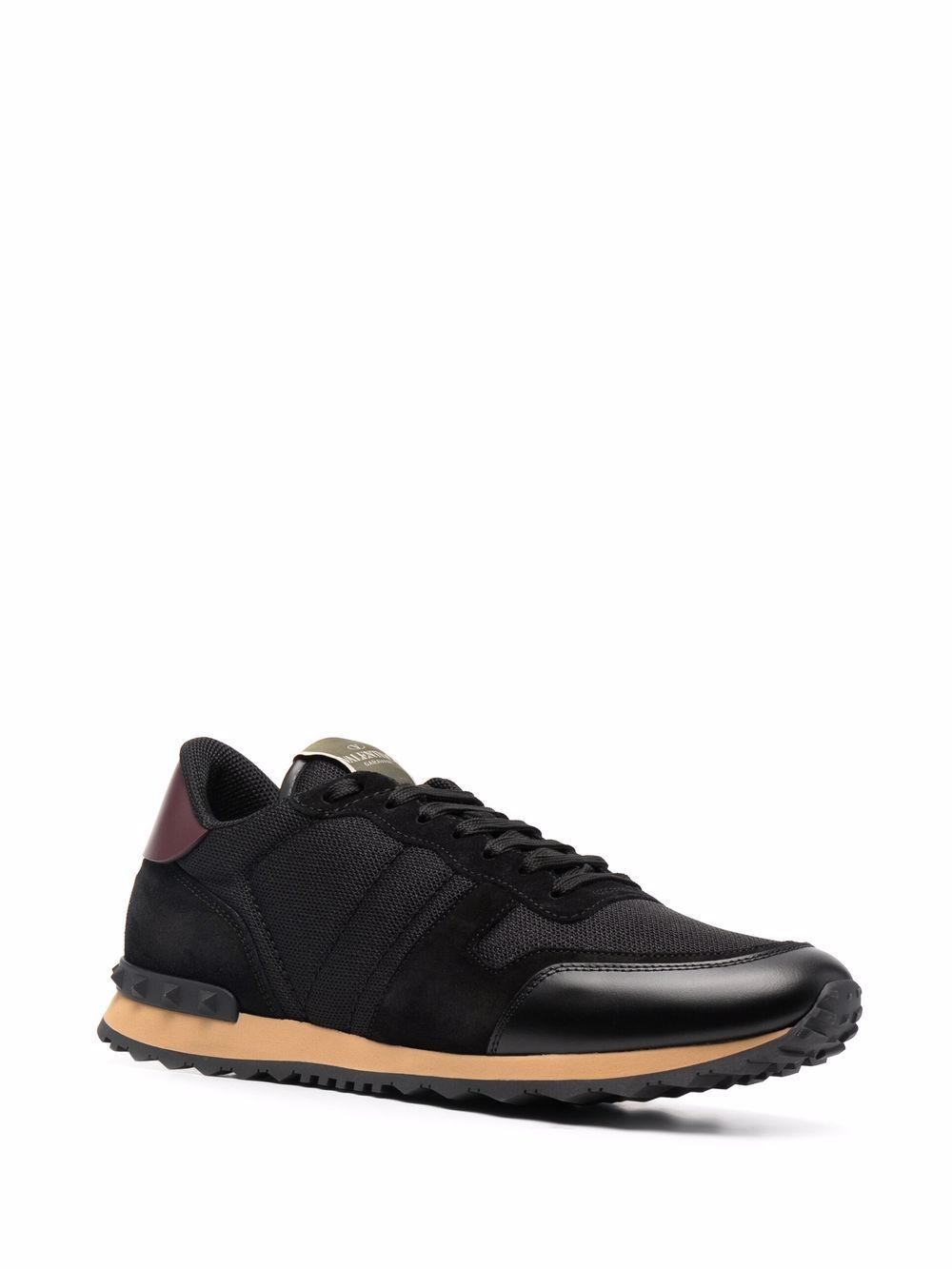 SNEAKER NEGRO COMBI LONA TALON GRANATE