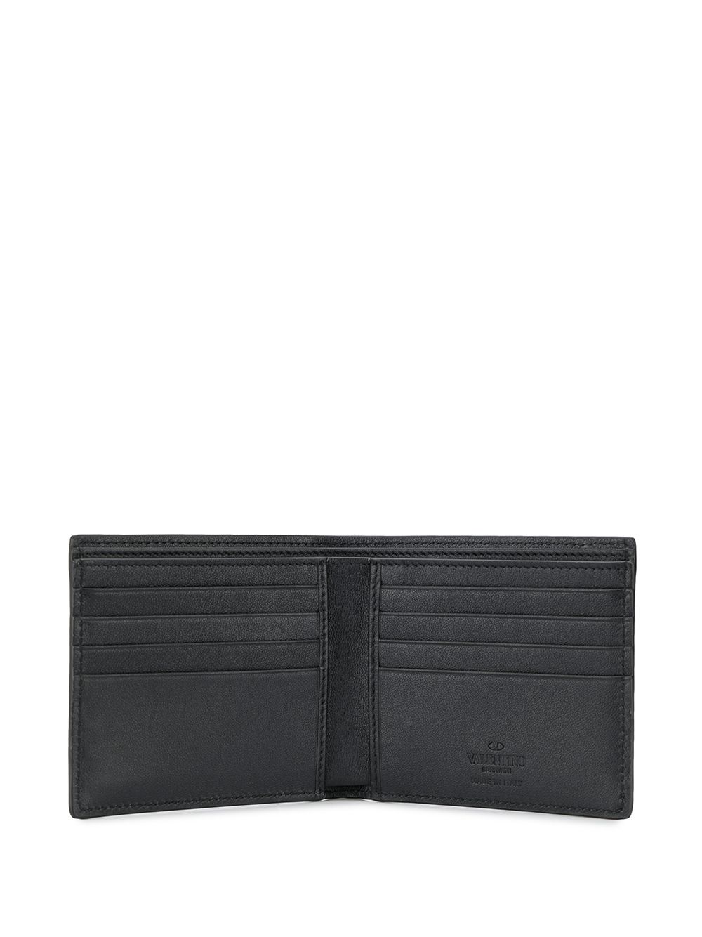 CARTERA BILLFOLD NEGRA LOGO NEGRO