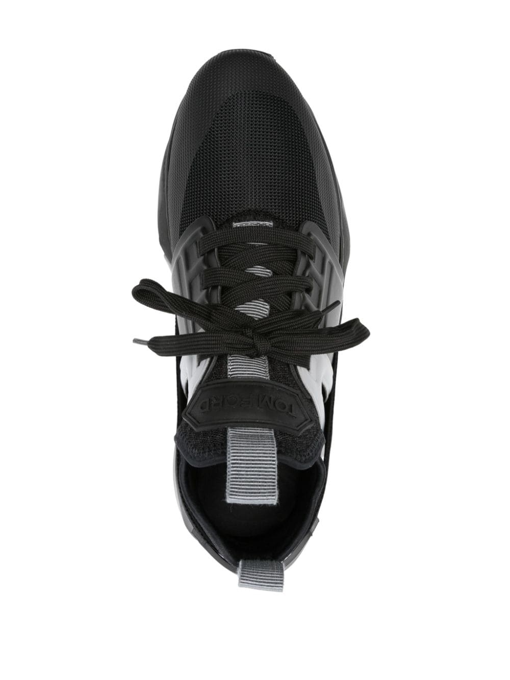 SNEAKER LOW TOP NEGRO DETALLE ANTRACITA