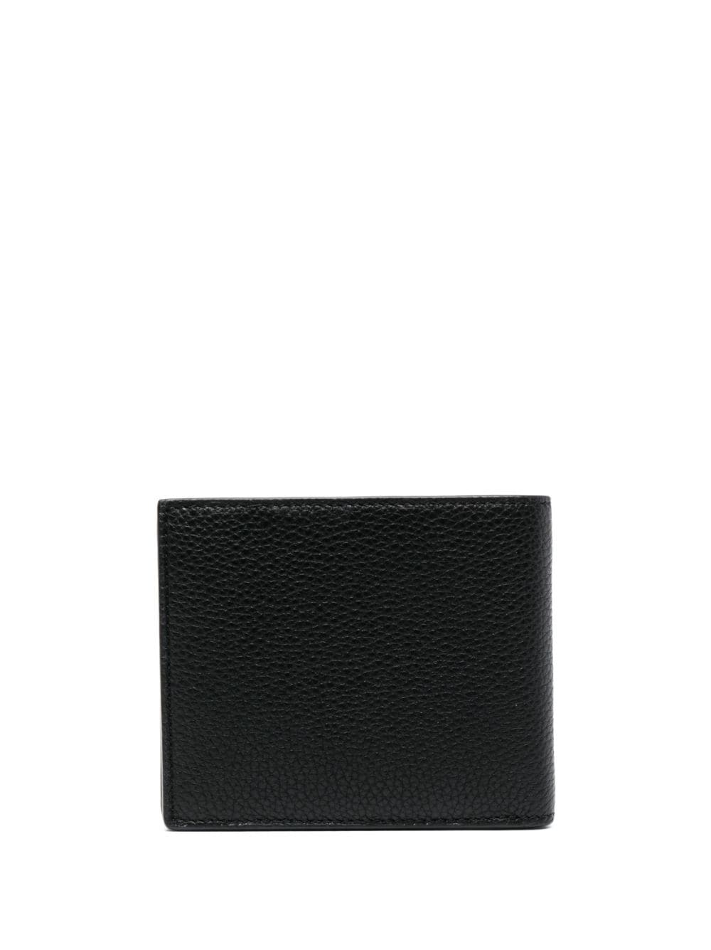 CARTERA NEGRA LOGO PLATEADO