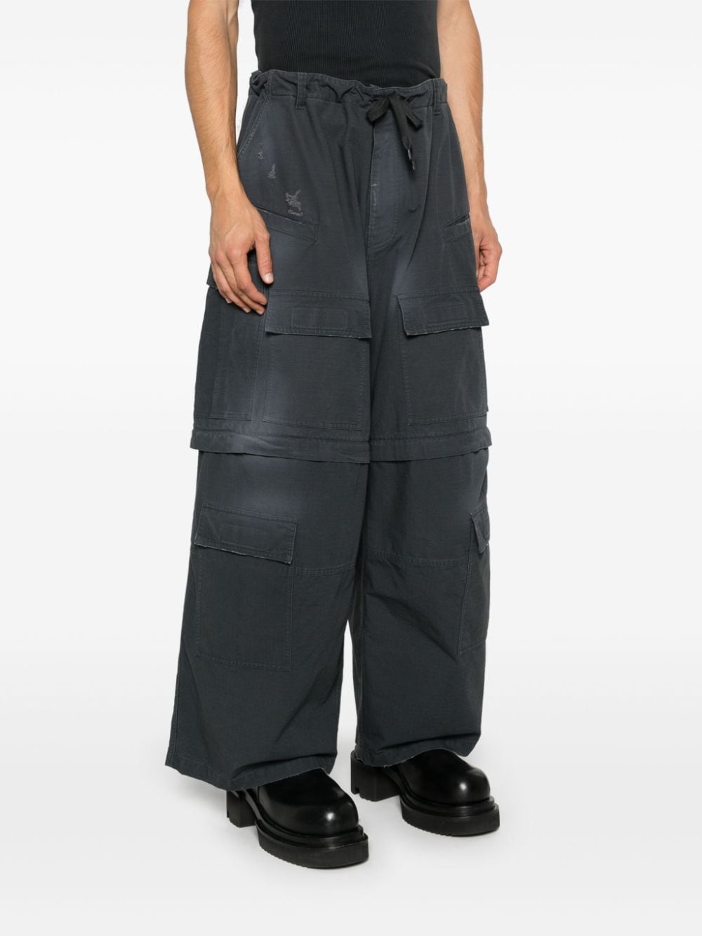 PANTALON CARGO ANTRACITA OVER