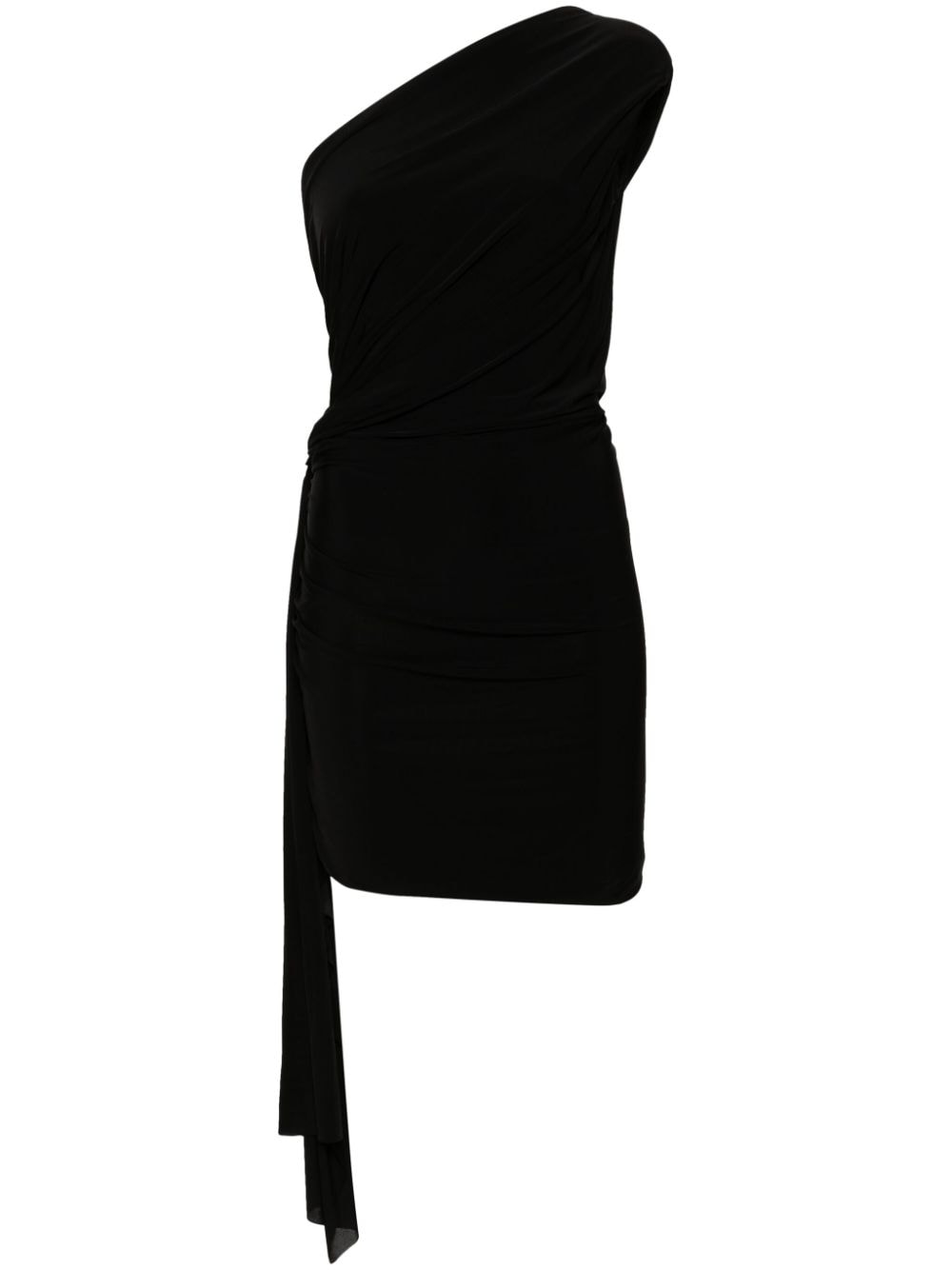 VESTIDO SM TWISTED NEGRO UN SOLO HOMBRO