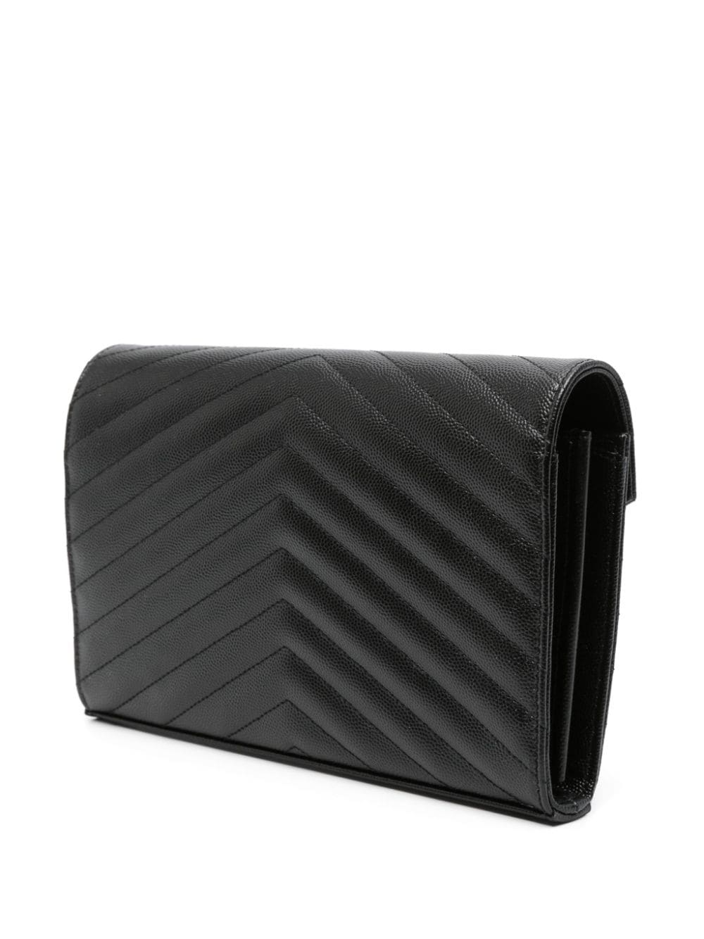 POUCH S NEGRO LOGO PLATEADO