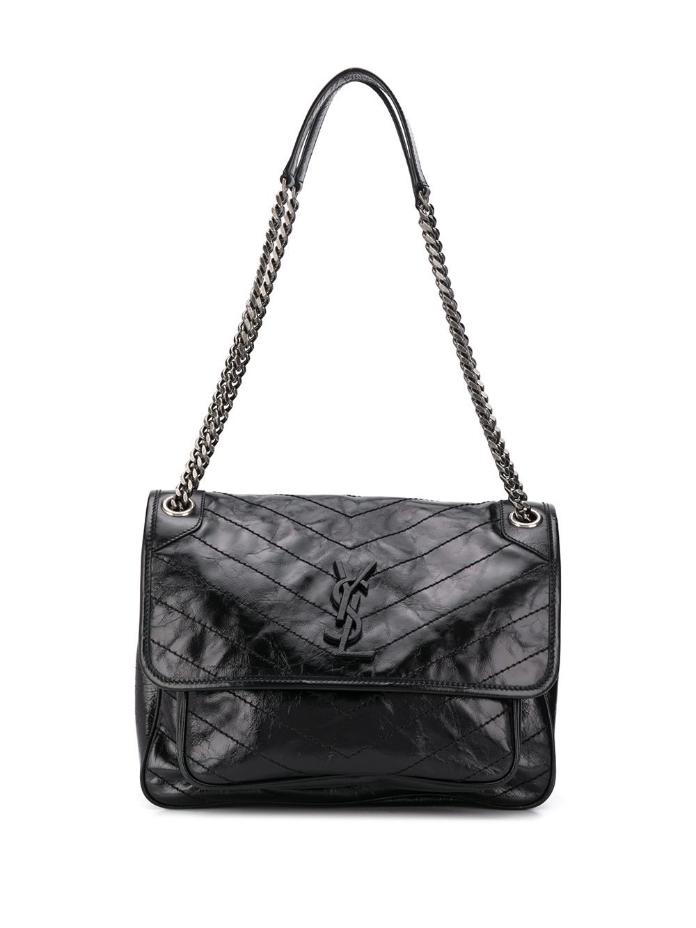 BOLSO NIKI M VINTAGE NEGRO LOGO 