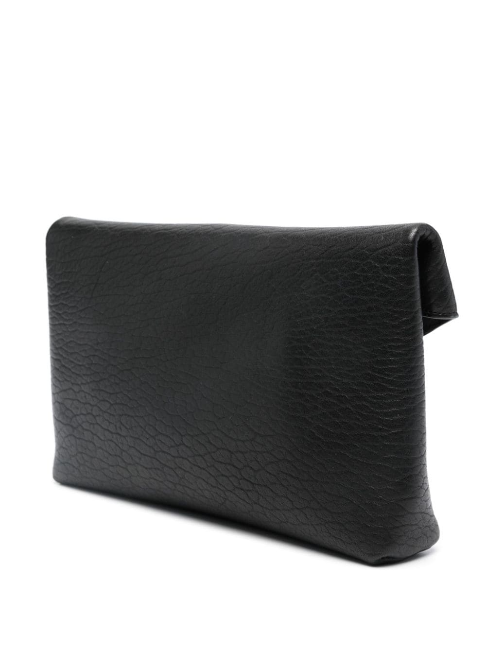 POUCH D HAKA MOIRA L NEGRO LOGO PLATEADO