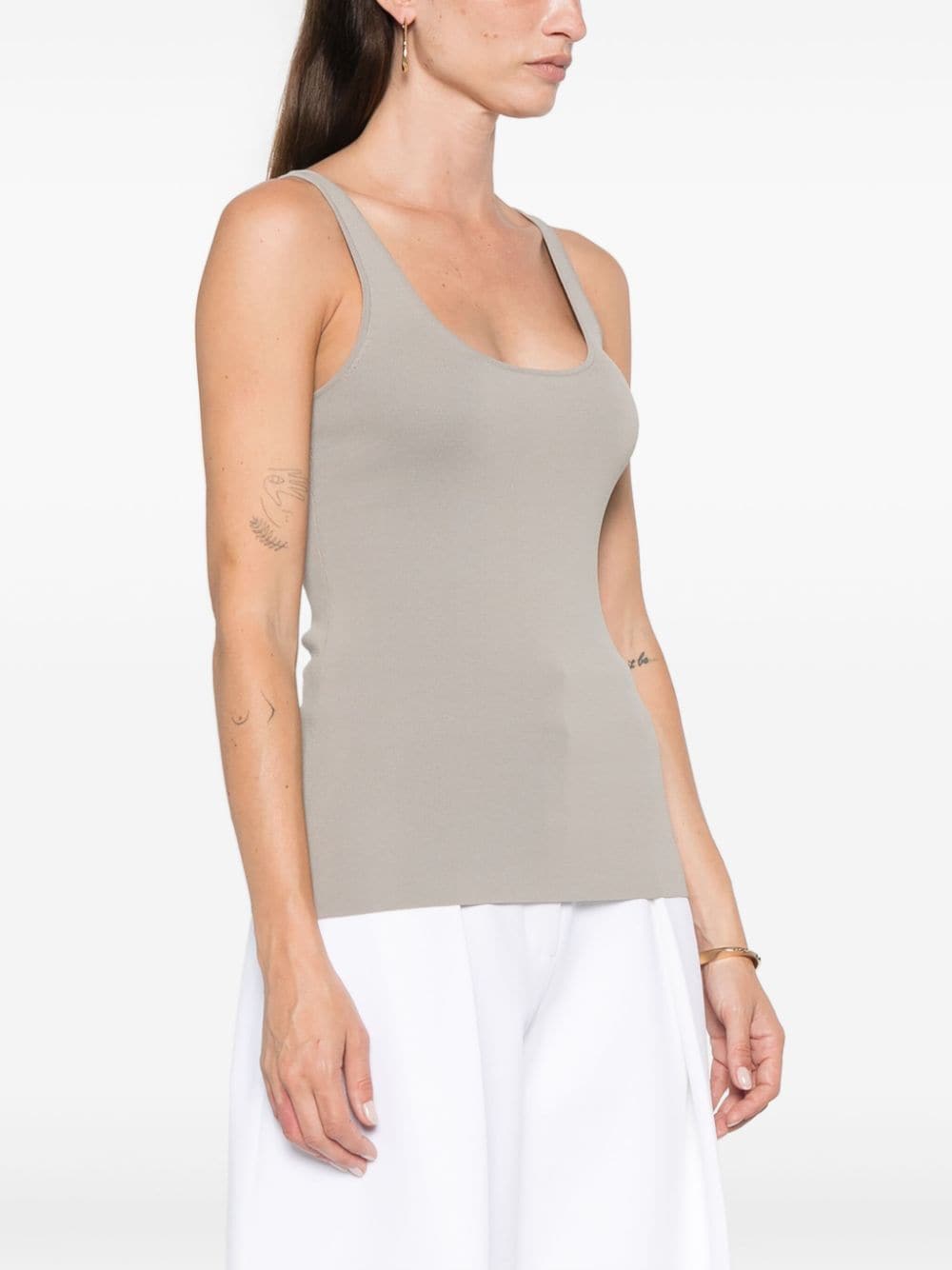 TOP TIRANTES COMPACT CANALE GRIS PIEDRA