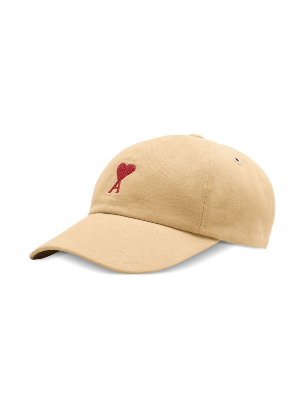 GORRA CAMEL LOGO ROJO BORDADO