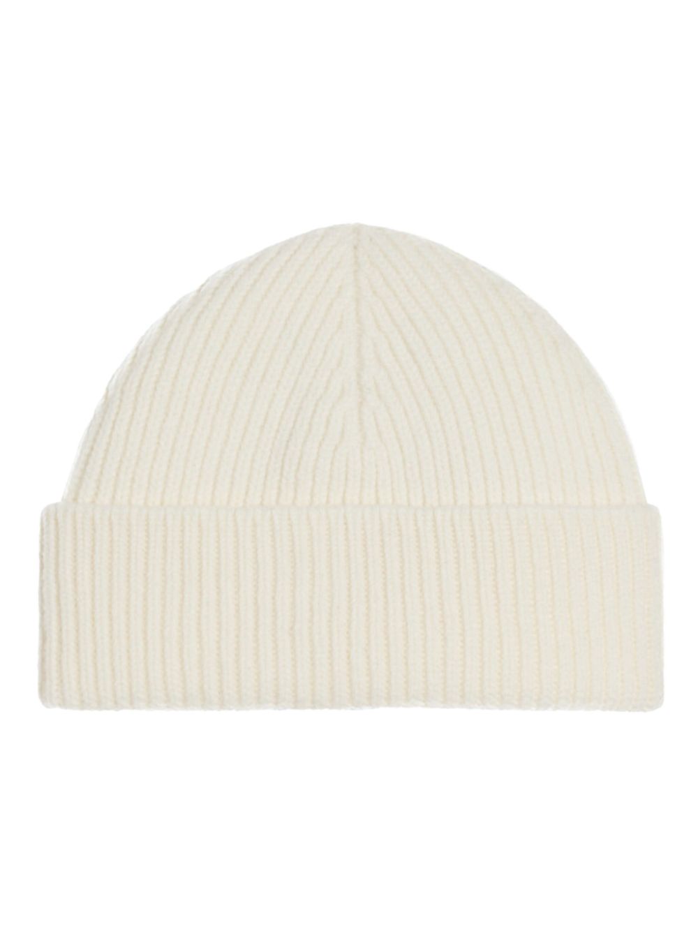 GORRO LANA BLANCO LOGO ROJO