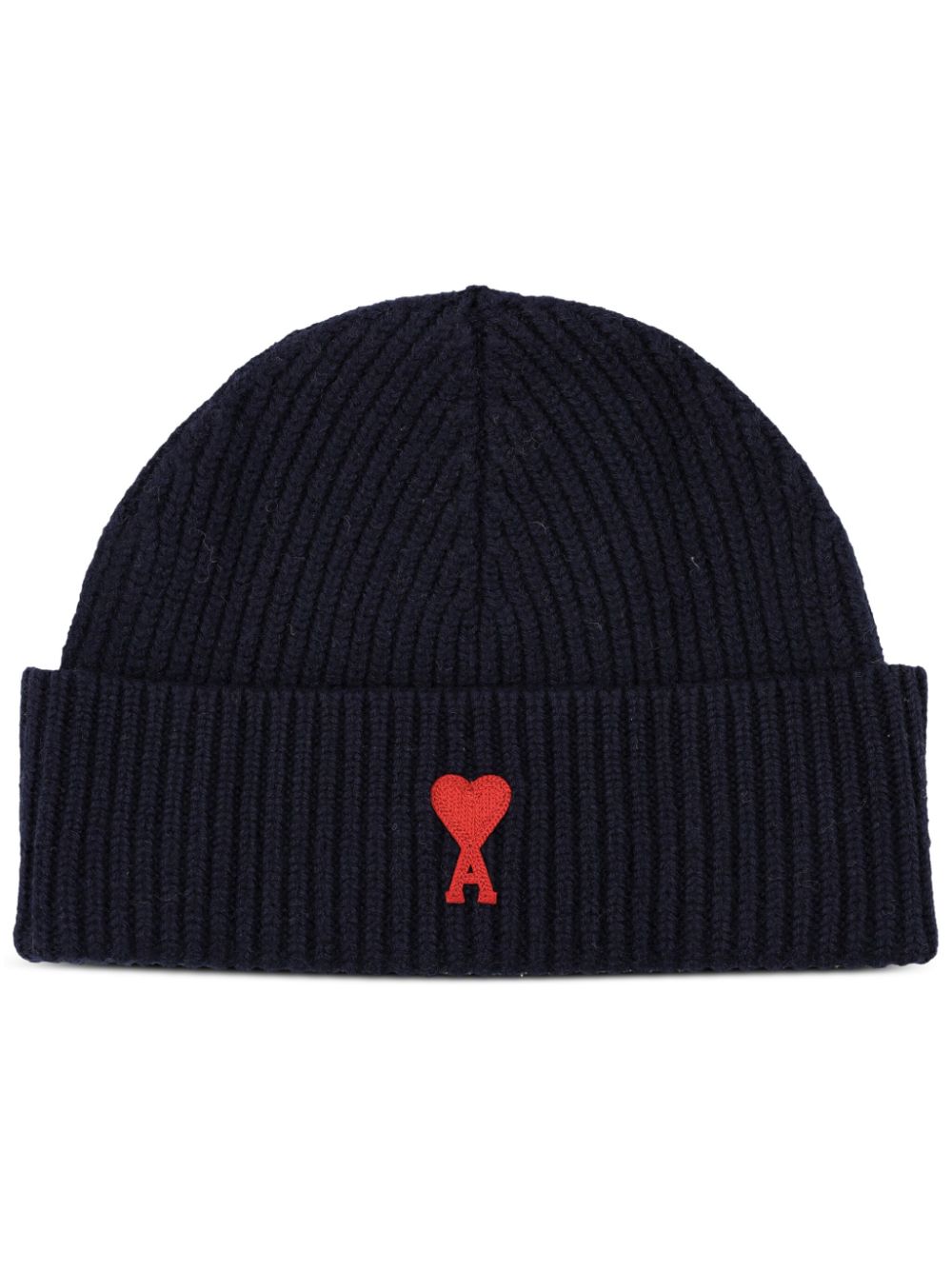 GORRO LANA MARINO LOGO ROJO