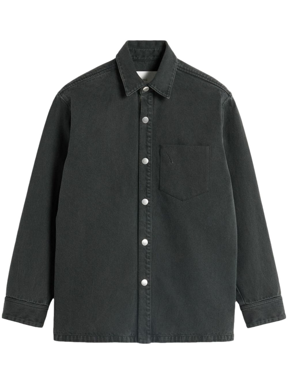 SOBRECAMISA DENIM NEGRA WASHED