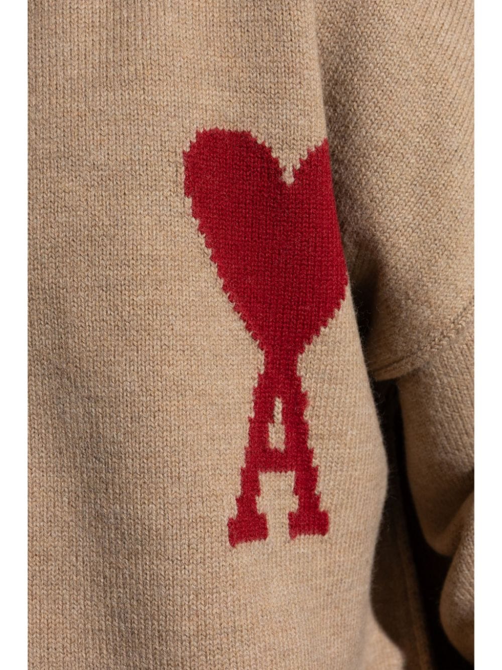 CARDIGAN AMI DE COEUR MARINO LOGO ROJO