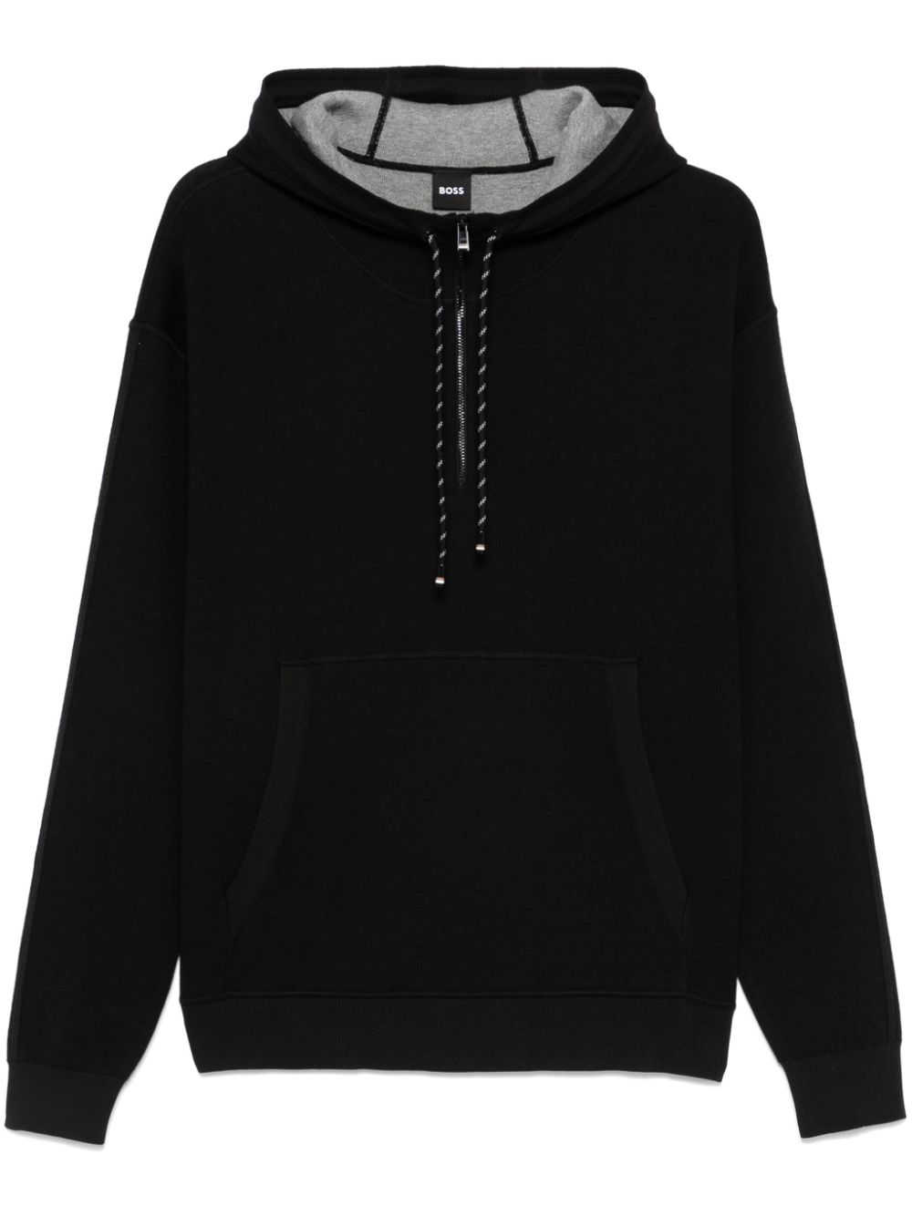 HOODIE ETRELLO NEGRO ZIP