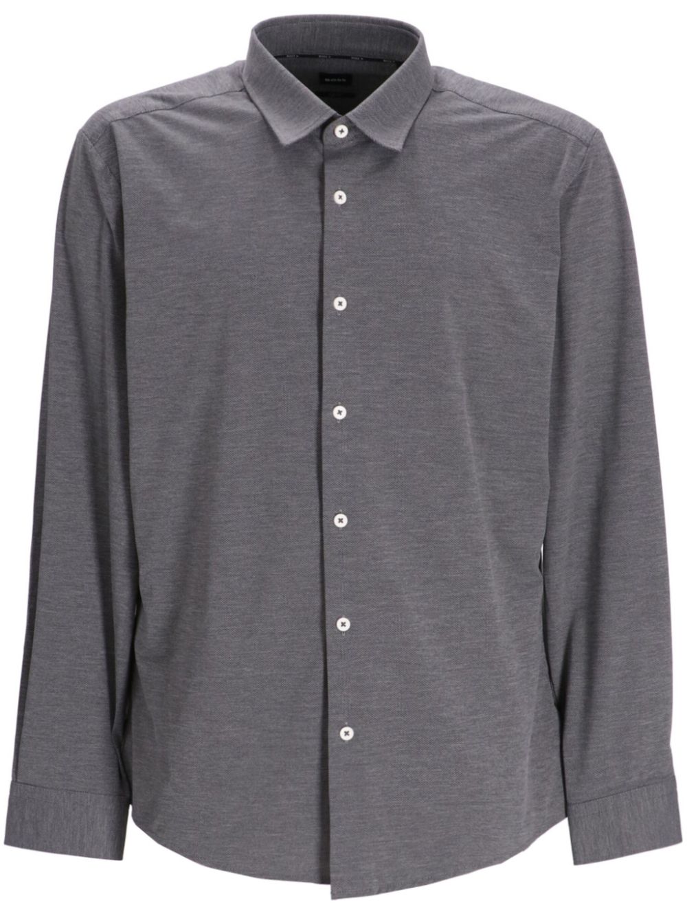 CAMISA ROAN KENT GRIS PUNTOS BLANCOS