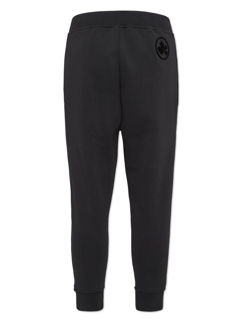 PANTALON JOGGING NEGRO LOGO HOJA NEGRA