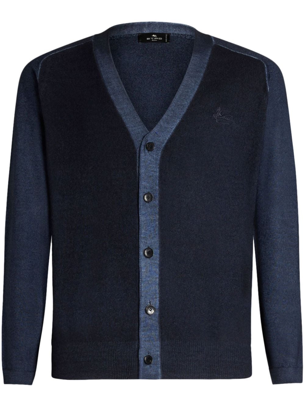 CARDIGAN MARINO VIVOS AZULES