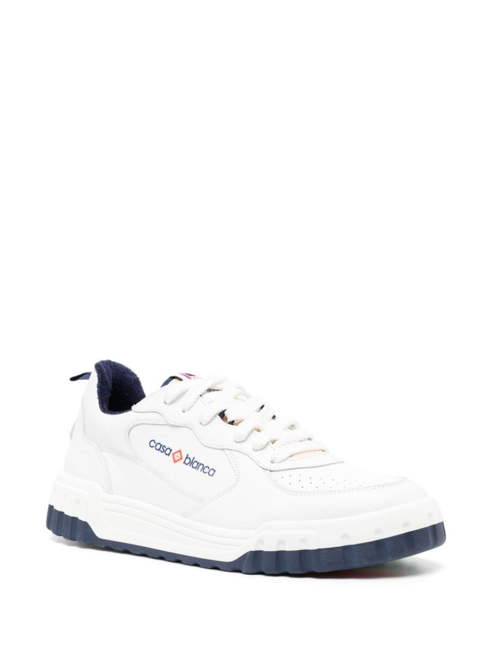 SNEAKER BLANCO LOGO MARINO ROMBO TALON