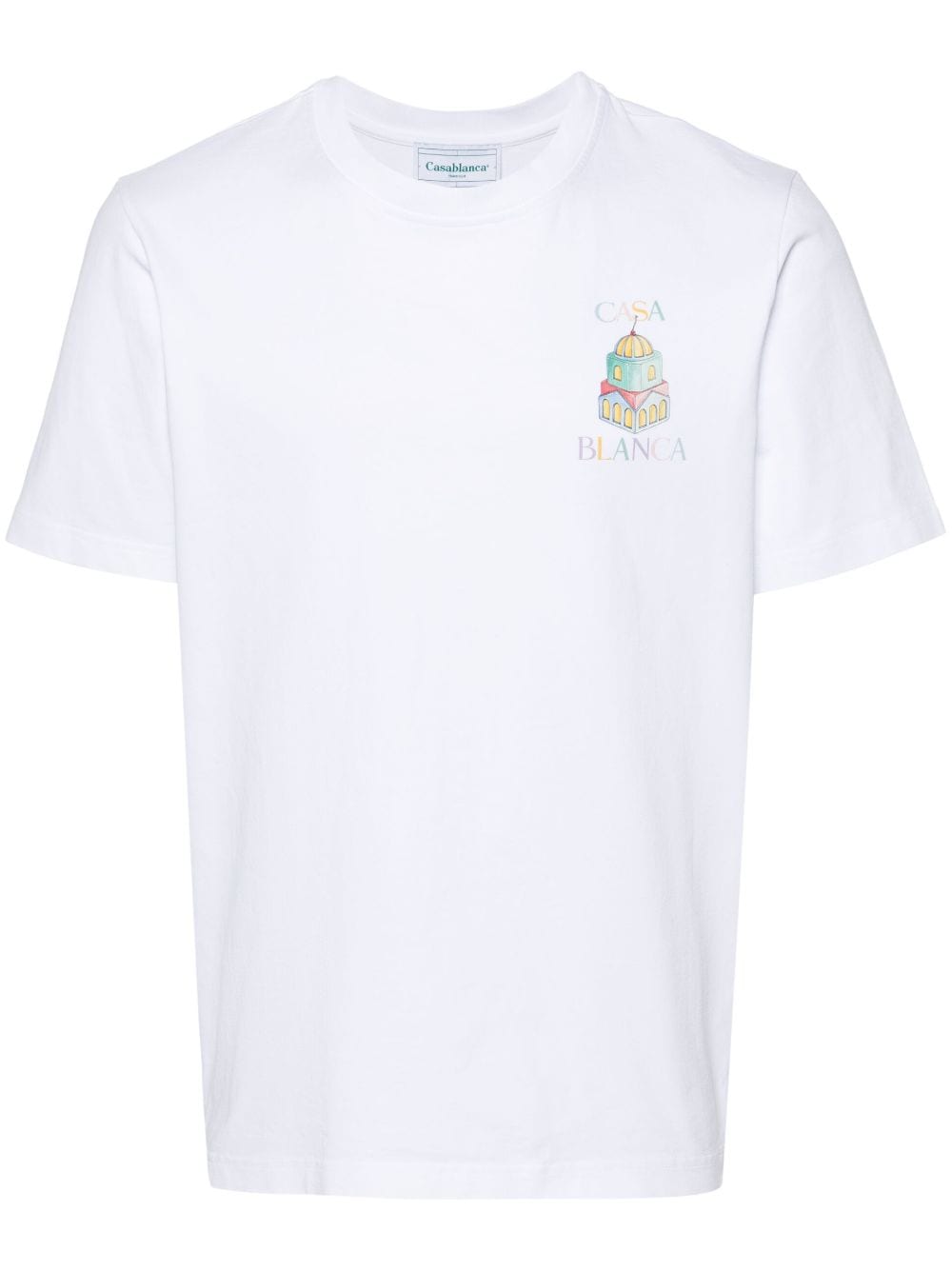 CAMISETA MC BLANCA LOGO MULTICOLOR TORRE