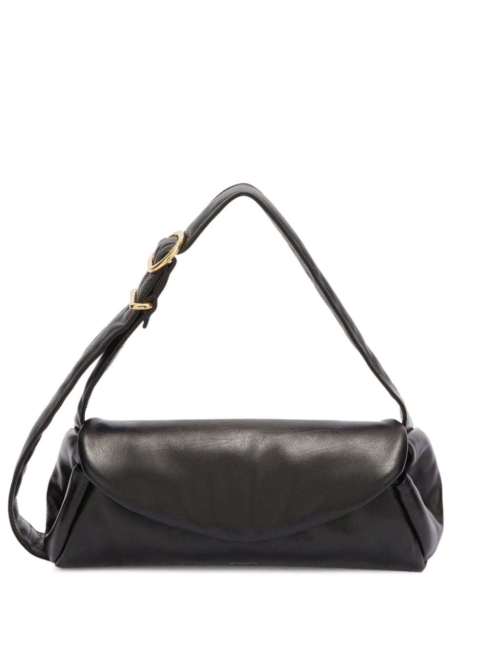 BOLSO CANNOLO S NEGRO LOGO DORADO