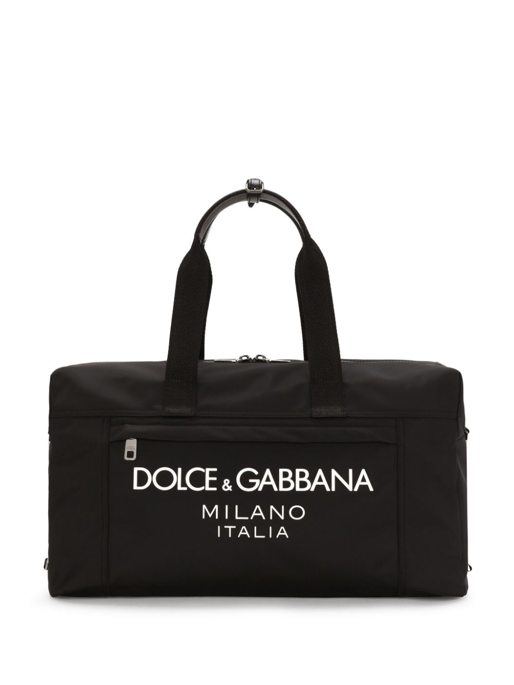 BOLSA VIAJE NEGRA NYLON LOGO BLANCO